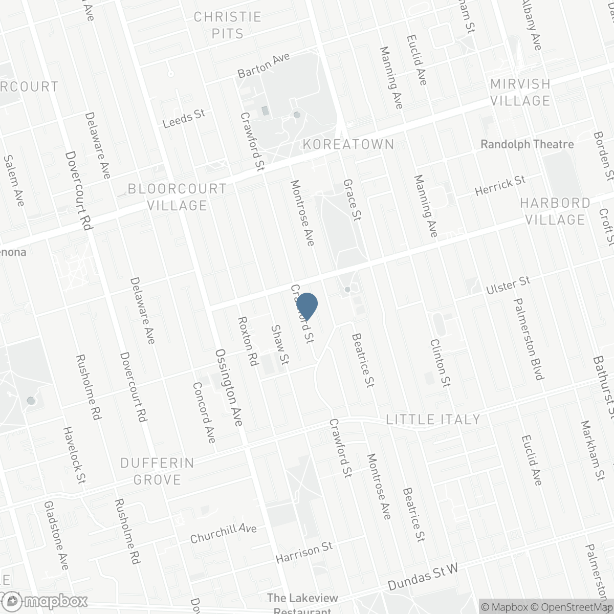 539 CRAWFORD STREET, Toronto, Ontario M6G 3J9
